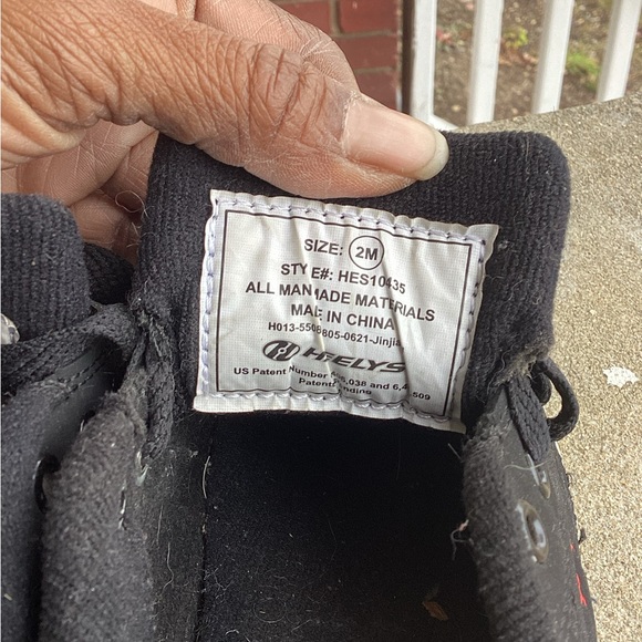 Heelys Voyager # HES10435 Walk Skate Shoe - Red / Black KIds Size 2 - Picture 6 of 6